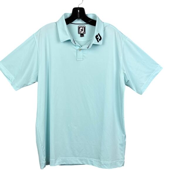 FootJoy Men's Polo Shirt Moisture Wicking Size L Performance Golf Athletic Wear - Picture 1 of 8